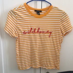 Forever 21 striped crop too